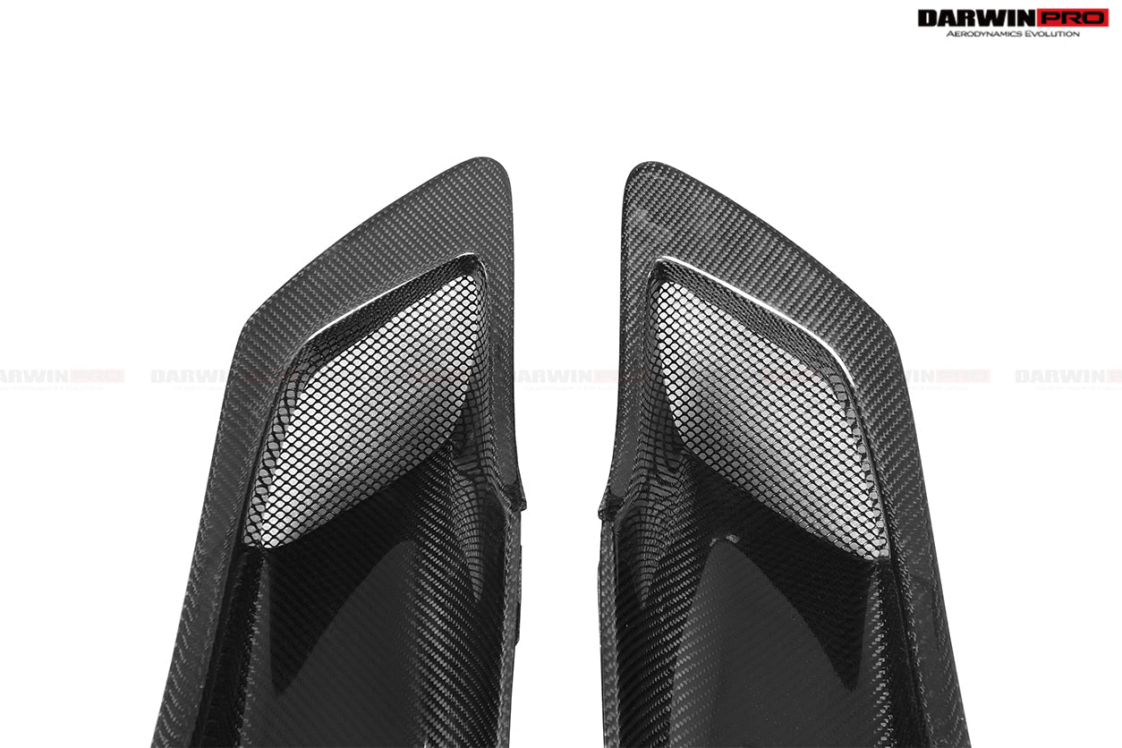 2017 - 2021 McLaren 720s Dry Carbon Fiber Rear Trunk Air Intake Vents Replacement